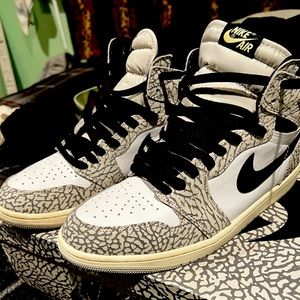 Jordan 1 white cement